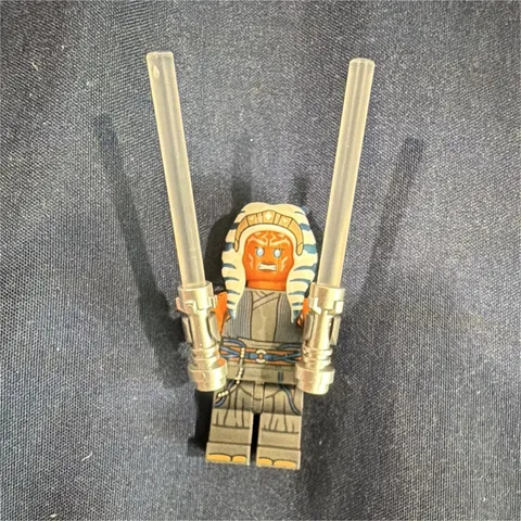 LEGO Star Wars Ahsoka Tano Minifigure with Lightsabers Plastic Age 6+