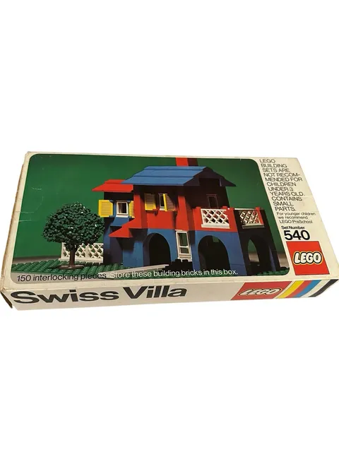 Vintage LEGOLAND 356 540 Swiss Villa 100% Parts Complete w Manual