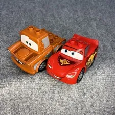 LEGO DUPLO DISNEY PIXAR Lightning McQueen & Mater Lot of 2