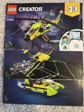 LEGO Creator 31092 Helicopter Adventure 3 Instruction Manuals Only.