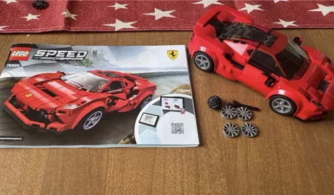 LEGO Speed Champions Ferrari F8 Tributo 76895 Complete Set 275 pcs