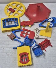 Lot of Vintage Lego Fabuland Specialty Parts & Pieces Merry Go Around 3668