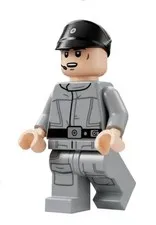 LEGO® Star Wars Imperial Crew Minifigure Black Cap Open Mouth 75394 sw1373