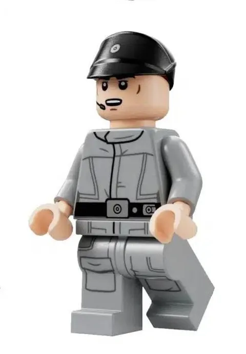 LEGO® Star Wars Imperial Crew Minifigure Black Cap Open Mouth 75394 sw1373