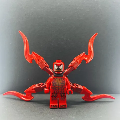 Lego Minifigure Carnage - Medium Appendages sh0683 Super Heroes