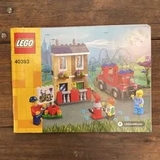 Lego 40393 Legoland Exclusive Fire Academy Instruction Manual Booklet Only