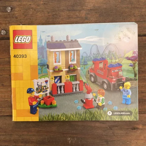 Lego 40393 Legoland Exclusive Fire Academy Instruction Manual Booklet Only