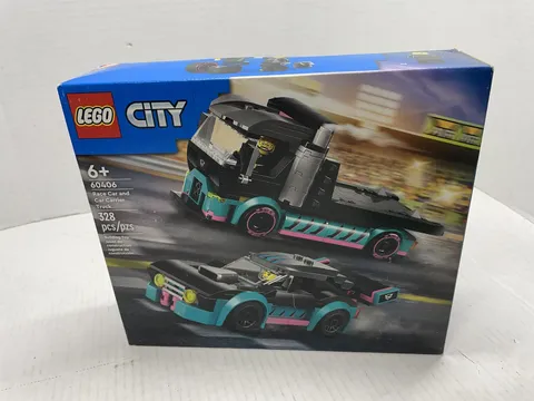 LEGO CITY: Race Car and Car Carrier Truck (60406)