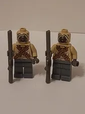 Lego Star Wars Tusken Raider Minifigure 2 Pack 7113 With Guns