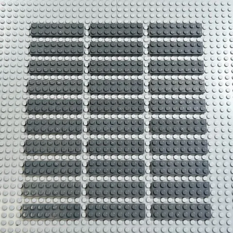 LEGO Plates 2x6 2x8 2x10 3795 3034 3832 Gray Black Red White Lot PICK 3 SAVE 67%