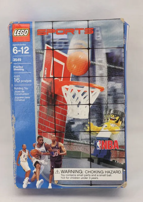 Lego Sports 3549 NBA Practice Shooting, Damaged Box, Sealed, L331