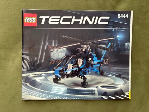 LEGO Instruction Manual Only Technic Air Enforcer Jet Wasp Helicopter 8444 