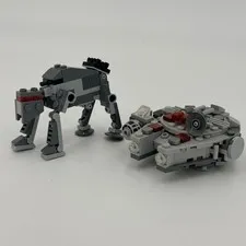 Retired Star Wars Lego Millennium Falcon AtAt Walker Microfighter Complete
