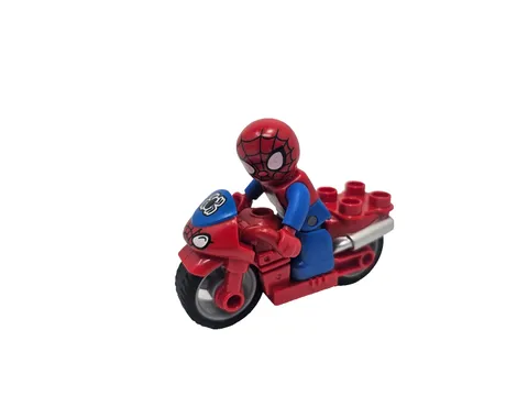 LEGO Duplo Marvel Spider-Man Figure with Red Web-Bike Motorcycle Only 10607