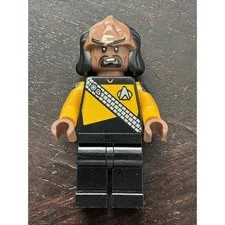 Lego Star Trek Lieutenant Worf Minifigure #trek008 Set #10356 USS Enterprise NCC