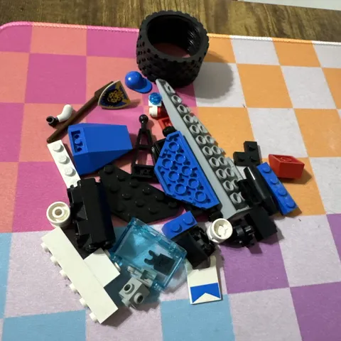 Vintage 1990s Lego Lot Tires Pieces Minifig Arm & Spear  Assorted Pieces