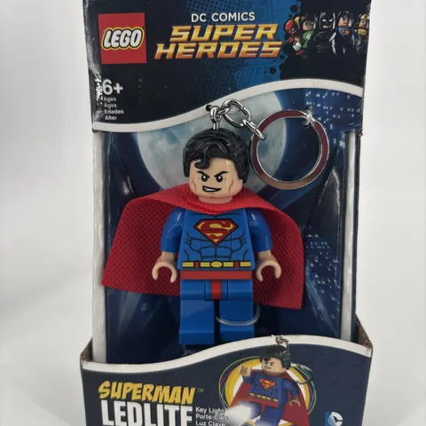 LEGO Superman LEDLite DC Super Heroes Key Chain Key Light Mini Kal-El Figure