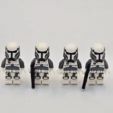 LEGO Star Wars Imperial Commando Minifigure LOT of 4 75373 Ambush on Mandalore