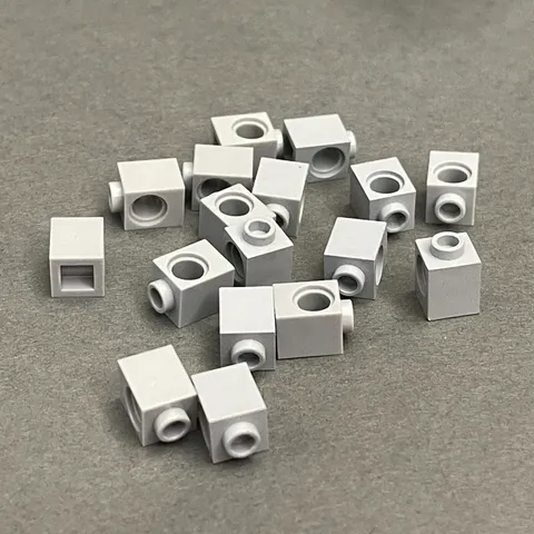 Lego 6541 Light Blue Gray Replacement Add-on Pieces Parts Lot of 17