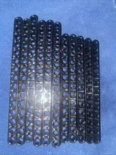 11 LEGO vex TECHNIC Black Beams 6 1x15 And 5 1x13 Lift Arms