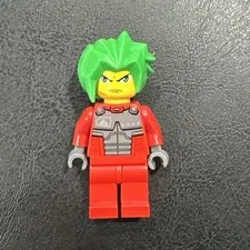 LEGO Exo Force Takeshi red with green hair minifigure 7701 7709 7712 5967