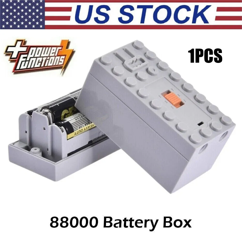 Power Functions AAA Battery Box 88000 For Trains/Motors/Lights/MOCs For LEGO Toy