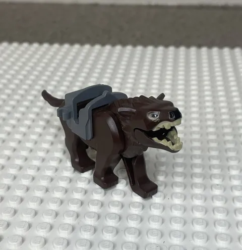 LEGO 79012 The Hobbit Lord of The Rings Dark Brown Warg With Black Nose Mirkwood