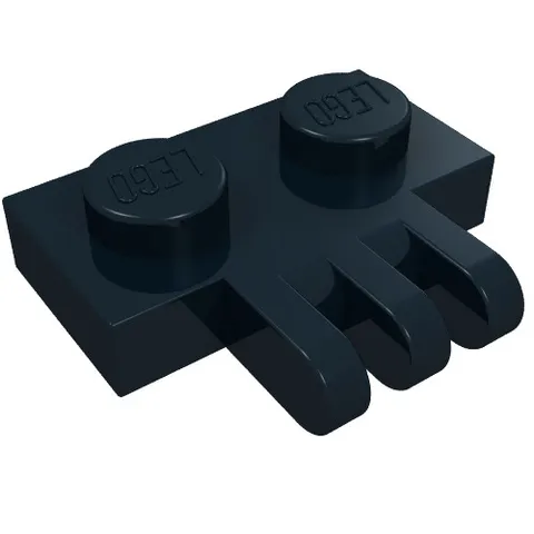 5x LEGO® Part 2452 - Hinge Plate 1 x 2 with 3 Fingers on Side
