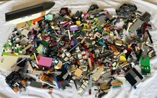 LEGO 9+ Pounds Bulk Lot Loose Mixed Lego Pieces & Bricks Coast Guard Boat & MORE