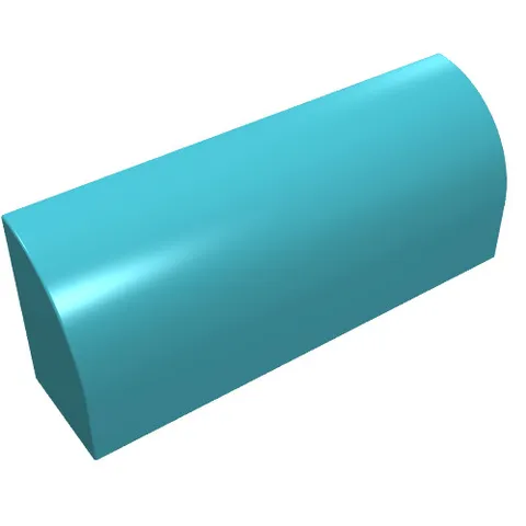 10x LEGO® Part 6191 - Slope, Curved 1 x 4 x 1 1/3