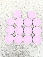 Lot Of LEGO 14 Minifigure Utensil Dish Plates 3x3   6256 Pink