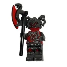 LEGO Minifigure Ninjago Slackjaw Snake Warrior njo275 with Battle Axe Accessory