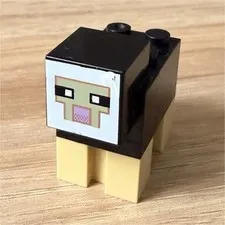 Lego Minecraft Mountain Cave Black Sheep - good Condition 