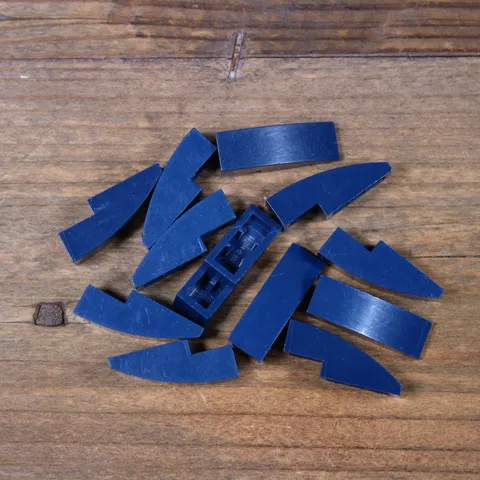 LEGO 50950 Dark Blue Slope, Curved 3 x 1 Qty 12