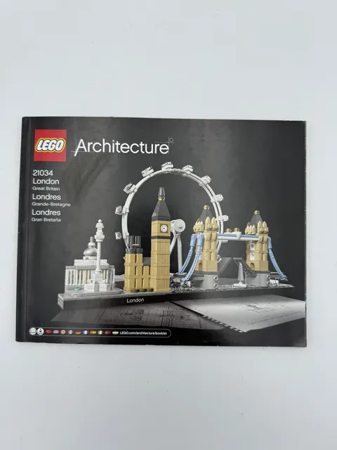 Lego LONDON 21034 Architecture INSTRUCTION Manual Booklet ONLY No Bricks