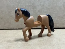 LEGO Parts - Medium Nougat Horse (Friends Spring) - No 69820c01pb09 - QTY 1
