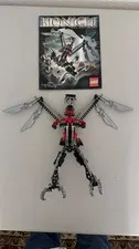 Lego Bionicle Warriors 8621 TURAGA DUME & NIVAWK - Complete 2004 set 