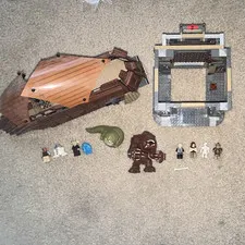 LEGO Star Wars rancor pit and jabbas sail barge