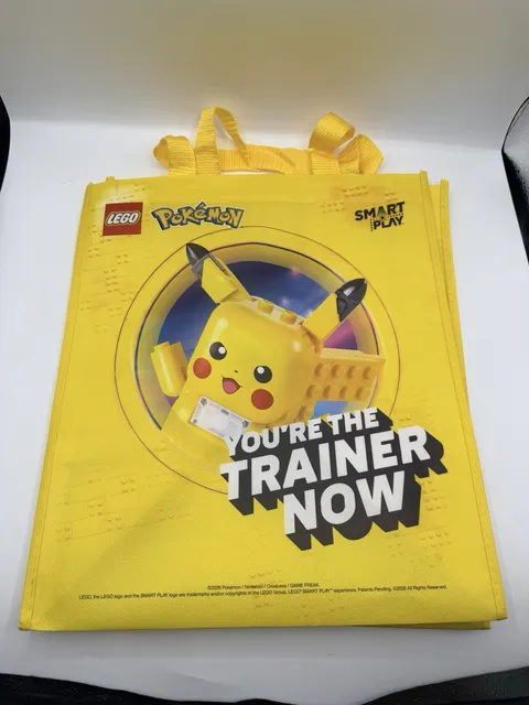LEGO Pokemon SMART Play Pikachu Tote Bag Target Exclusive Promo 2026 Trainer Now