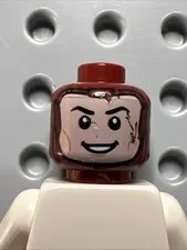 LEGO The Flash Dual-Sided Replacement Head 3626pb2018 Damaged