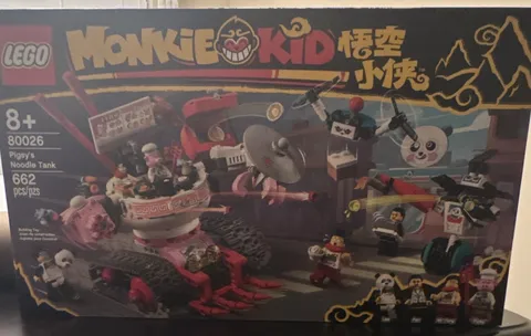 LEGO Pigsy’s Noodle Tank 80026 MONKIE KID Monkie Kid Complete Set 662pcs 8+