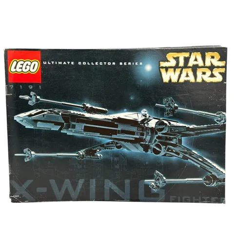 Star Wars LEGO X-Wing Fighter 7191 Instruction Manual Ultimate Collector Series