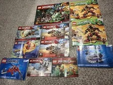 11 Ninjago Lego Manuals Instruction