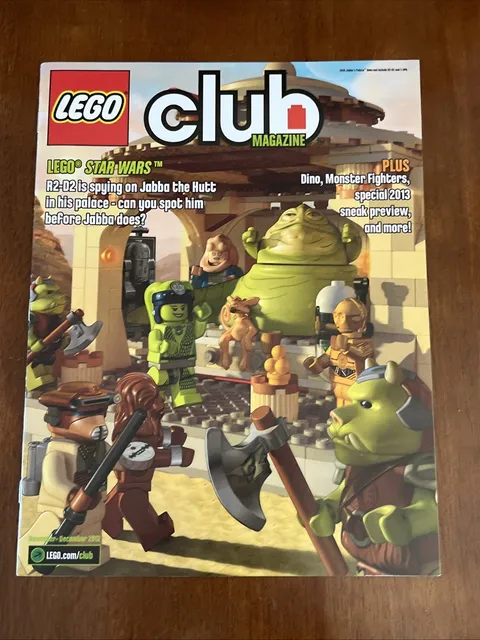 LEGO Club Magazine Nov-Dec 2012 LEGO Star Wars Jabba R2D2