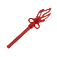 1x LEGO Bionicle Weapon Battle Stab Red Blade Flame Axis Rod 4144277 40342