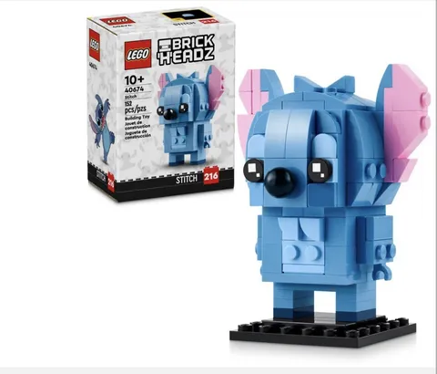 LEGO BRICKHEADZ: Stitch (40674)so Cute! Rare Mints. Also Available Soon!