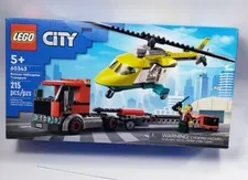 LEGO CITY: Rescue Helicopter Transport (60343) - NEW