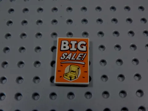 LEGO White 2x3 Printed Tile Plate Minifig Big Sale Furniture BL