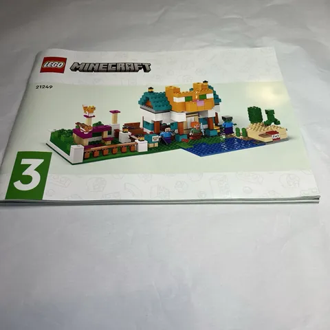 Lego Minecraft- The Crafting Box 4.0 21249 Manual #3 Only!