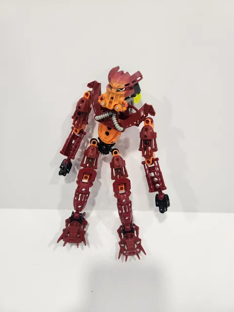 LEGO BIONICLE: Toa Jaller (8911) Not Complete For Parts 9 Inches